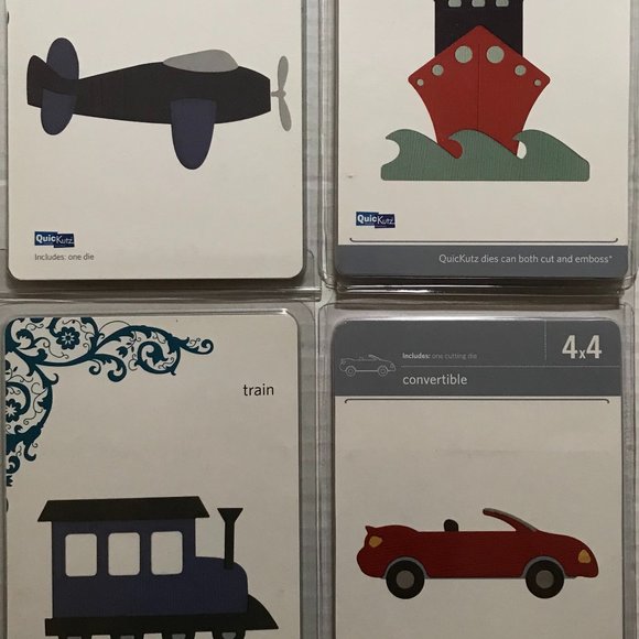 Quickutz We R Memory Keepers 4x4 inches Transport dies bundle - Picture 1 of 9